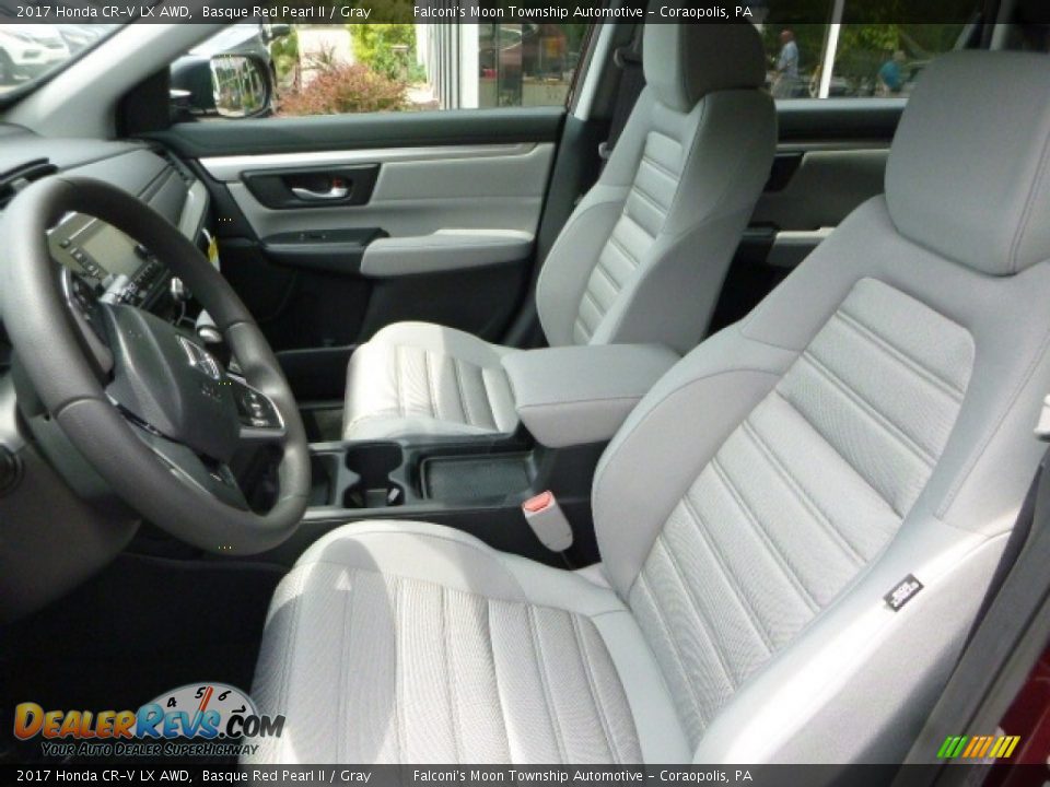 2017 Honda CR-V LX AWD Basque Red Pearl II / Gray Photo #8