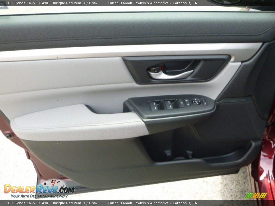 2017 Honda CR-V LX AWD Basque Red Pearl II / Gray Photo #11
