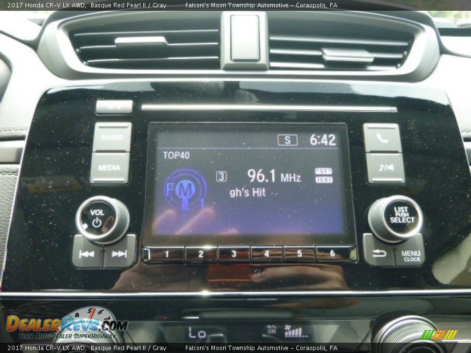 2017 Honda CR-V LX AWD Basque Red Pearl II / Gray Photo #13
