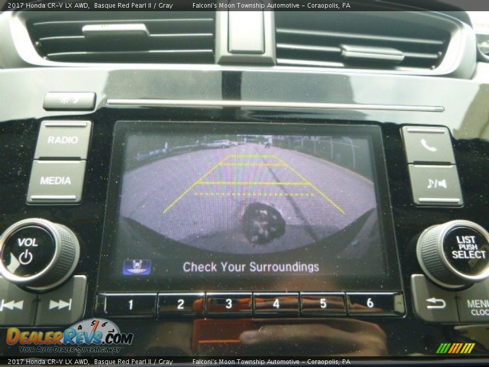2017 Honda CR-V LX AWD Basque Red Pearl II / Gray Photo #15