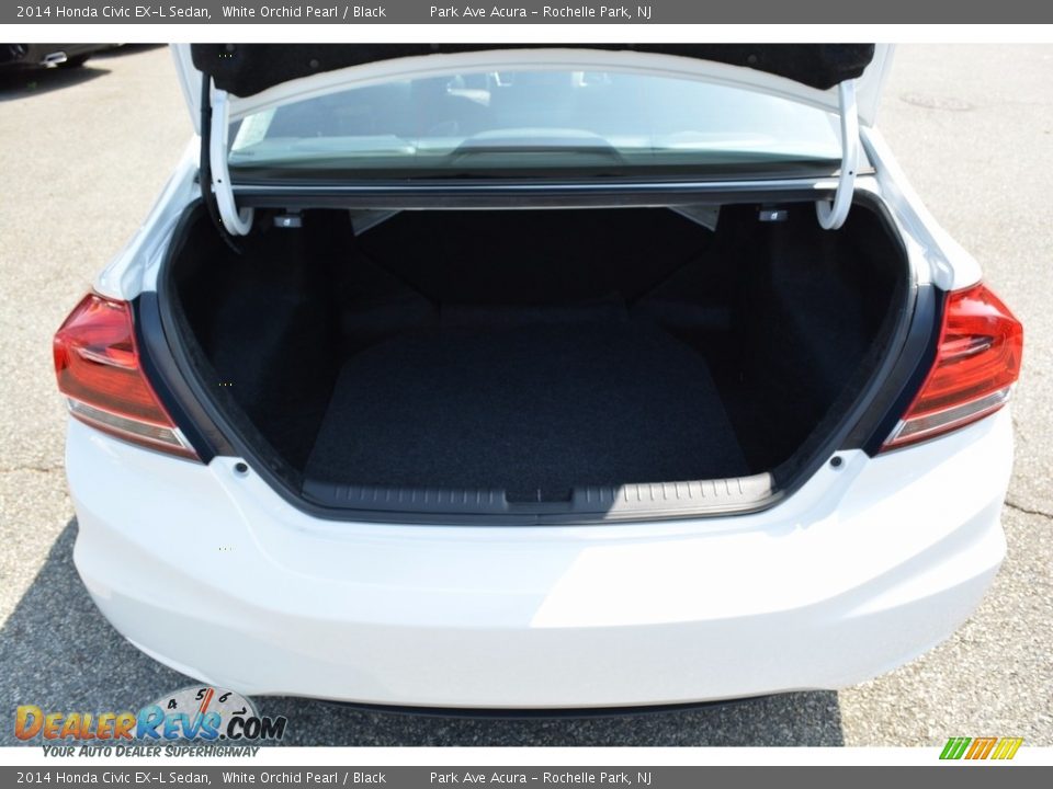 2014 Honda Civic EX-L Sedan White Orchid Pearl / Black Photo #22