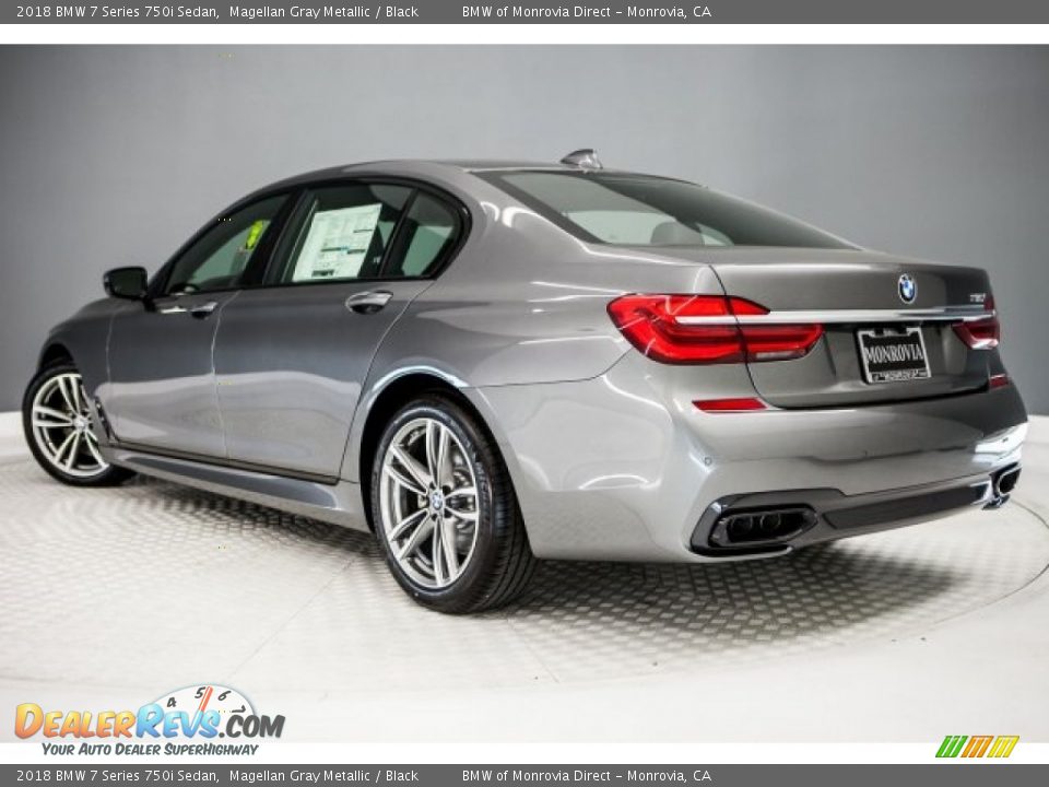 2018 BMW 7 Series 750i Sedan Magellan Gray Metallic / Black Photo #3