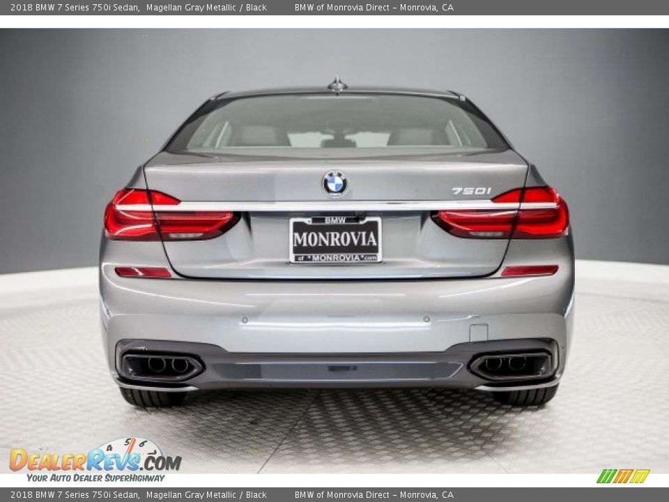 2018 BMW 7 Series 750i Sedan Magellan Gray Metallic / Black Photo #4