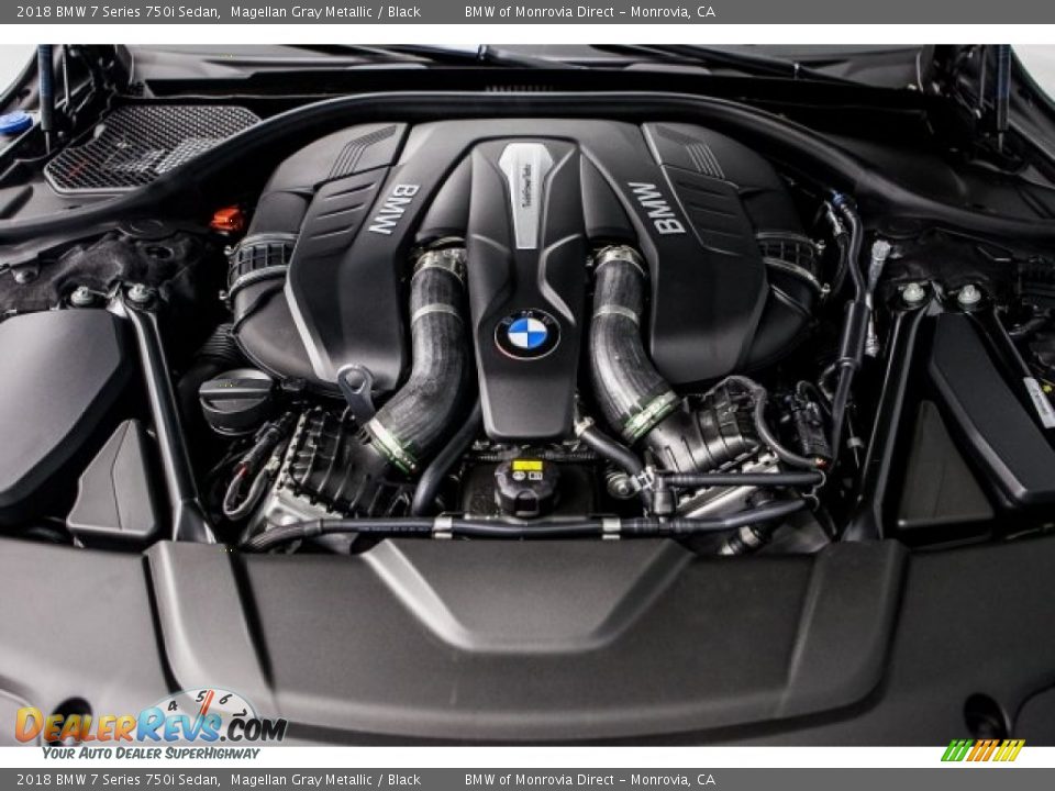 2018 BMW 7 Series 750i Sedan 4.4 Liter TwinPower Turbocharged DOHC 32-Valve VVT V8 Engine Photo #8