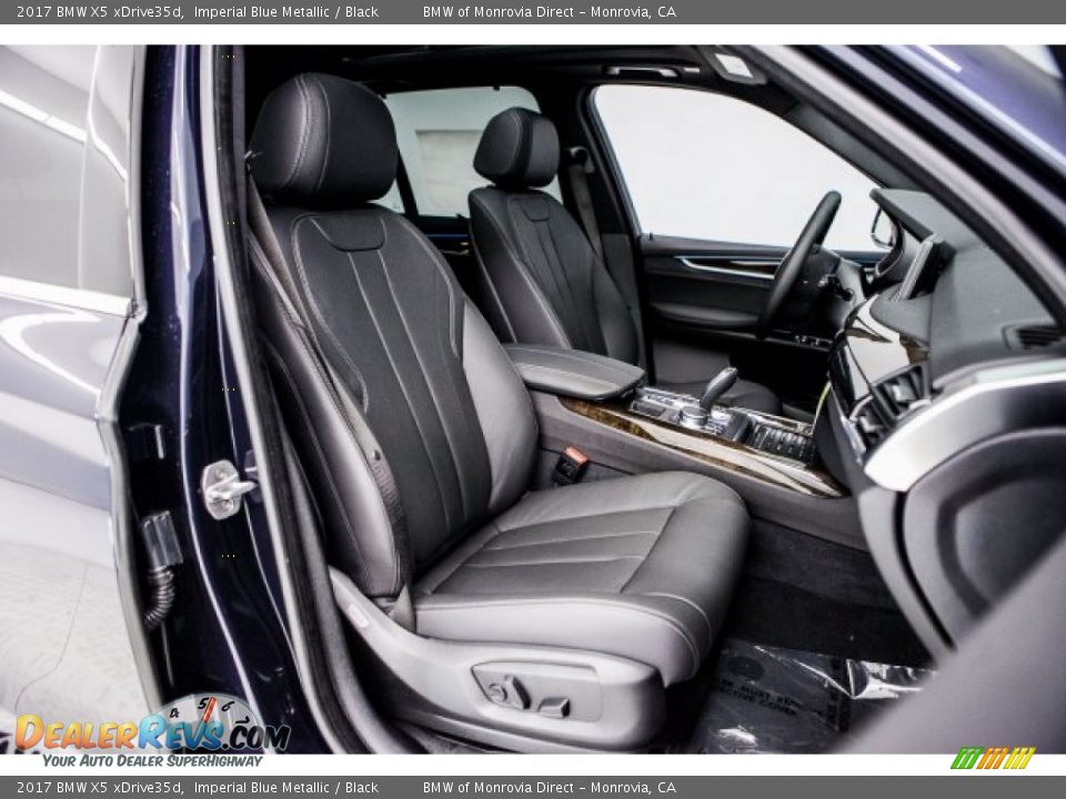 2017 BMW X5 xDrive35d Imperial Blue Metallic / Black Photo #2