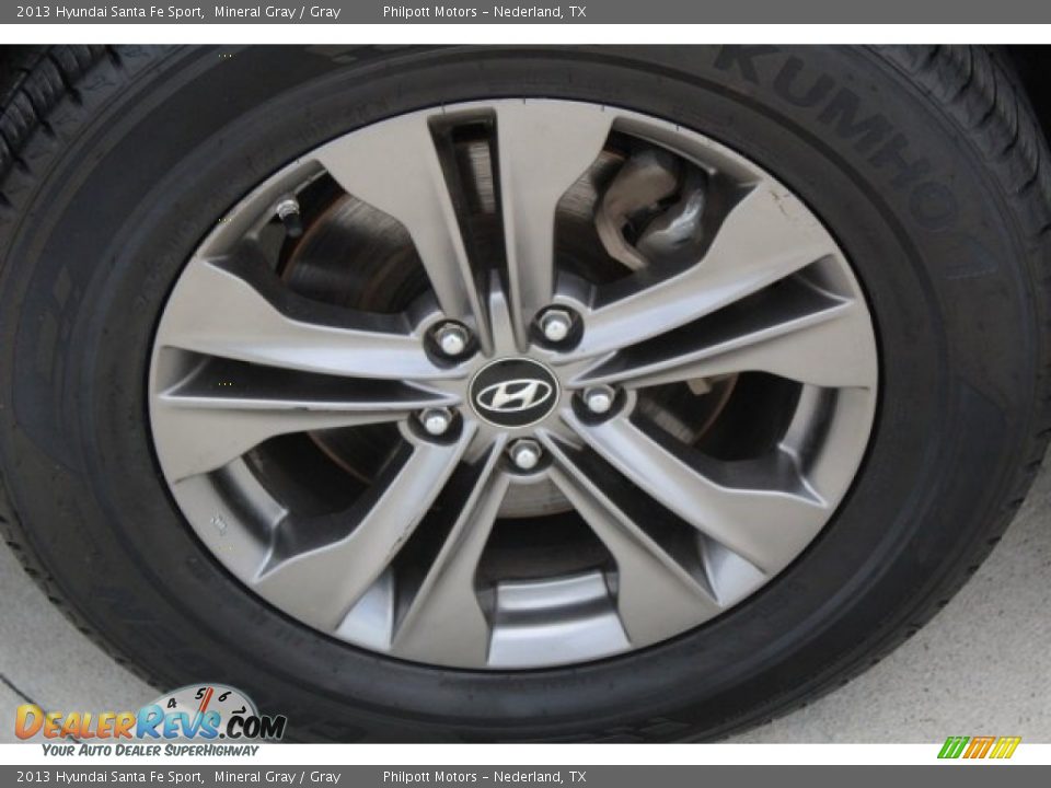2013 Hyundai Santa Fe Sport Mineral Gray / Gray Photo #4