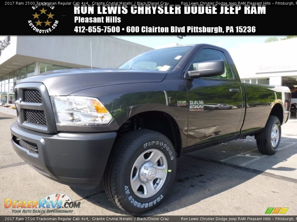 2017 Ram 2500 Tradesman Regular Cab 4x4 Granite Crystal Metallic / Black/Diesel Gray Photo #1