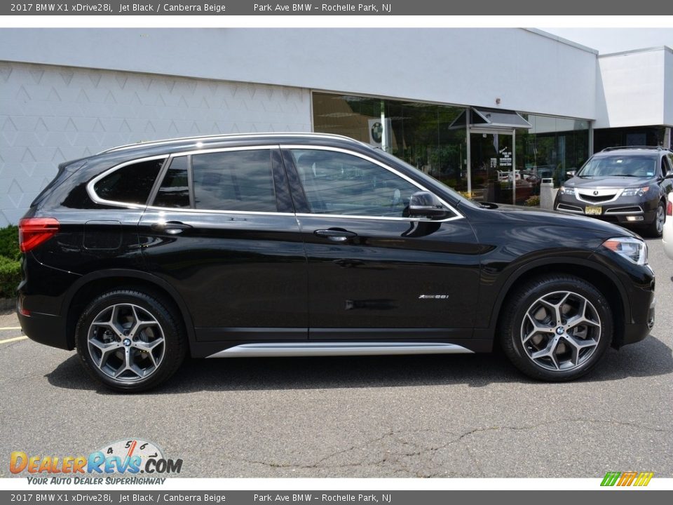 2017 BMW X1 xDrive28i Jet Black / Canberra Beige Photo #2