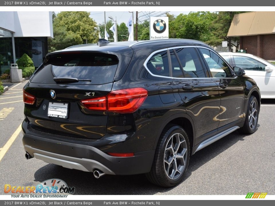 2017 BMW X1 xDrive28i Jet Black / Canberra Beige Photo #3