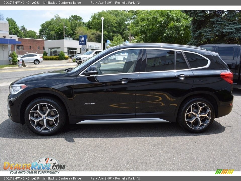 2017 BMW X1 xDrive28i Jet Black / Canberra Beige Photo #5