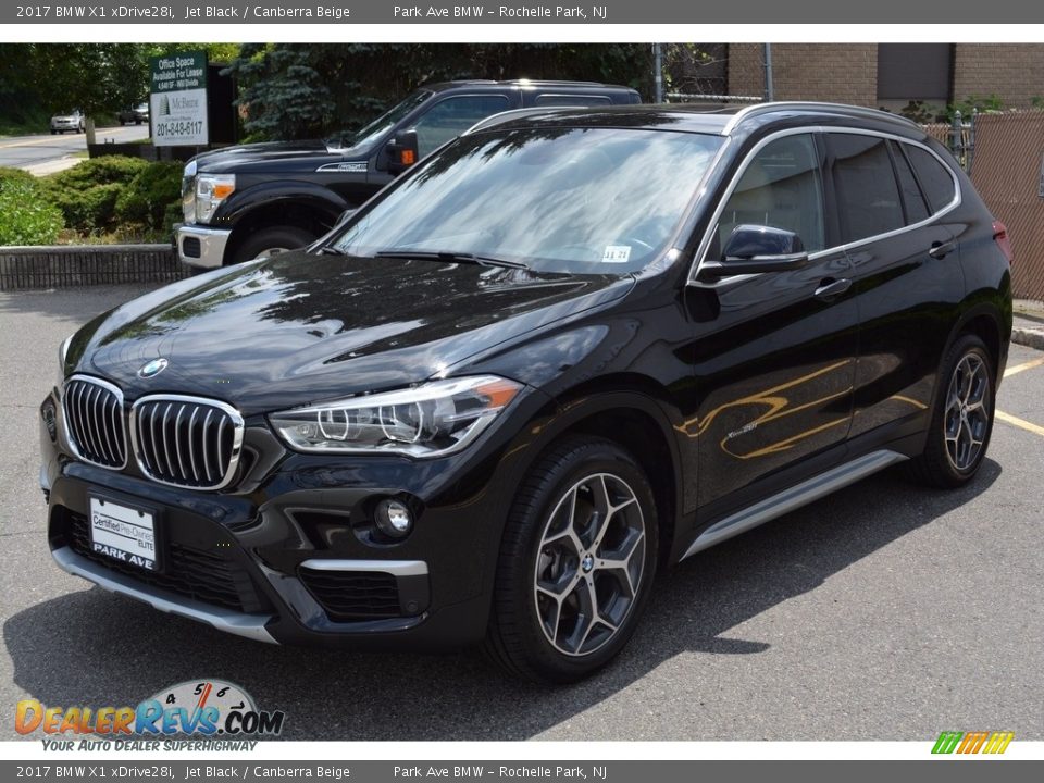 2017 BMW X1 xDrive28i Jet Black / Canberra Beige Photo #6