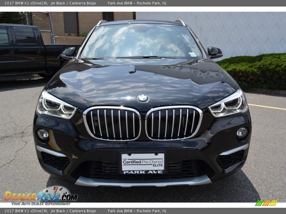 2017 BMW X1 xDrive28i Jet Black / Canberra Beige Photo #7