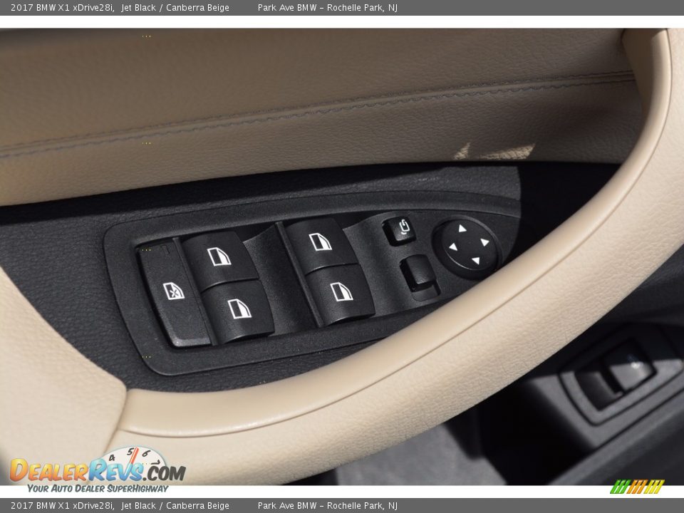2017 BMW X1 xDrive28i Jet Black / Canberra Beige Photo #9