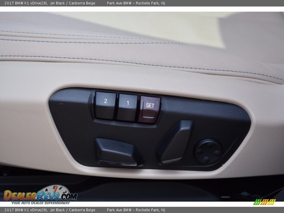 2017 BMW X1 xDrive28i Jet Black / Canberra Beige Photo #12