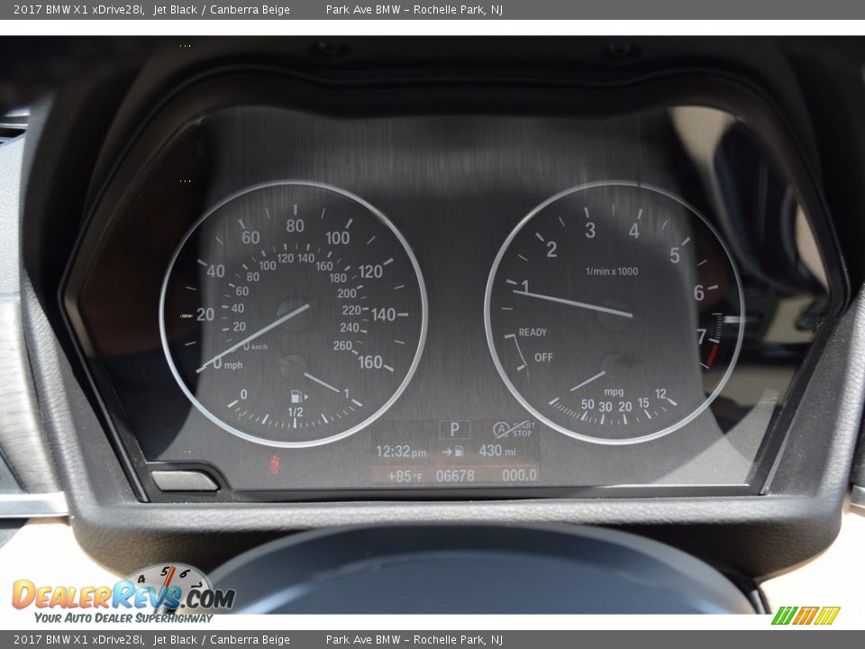 2017 BMW X1 xDrive28i Jet Black / Canberra Beige Photo #21