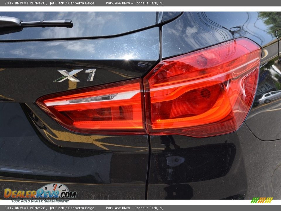 2017 BMW X1 xDrive28i Jet Black / Canberra Beige Photo #23