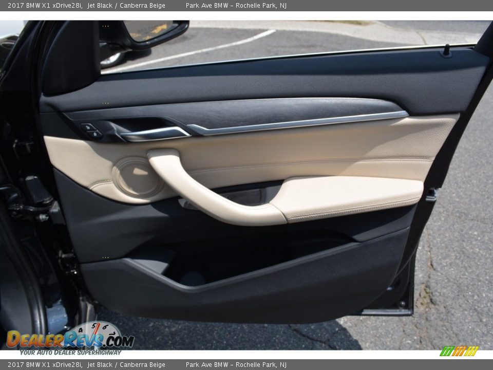 2017 BMW X1 xDrive28i Jet Black / Canberra Beige Photo #26