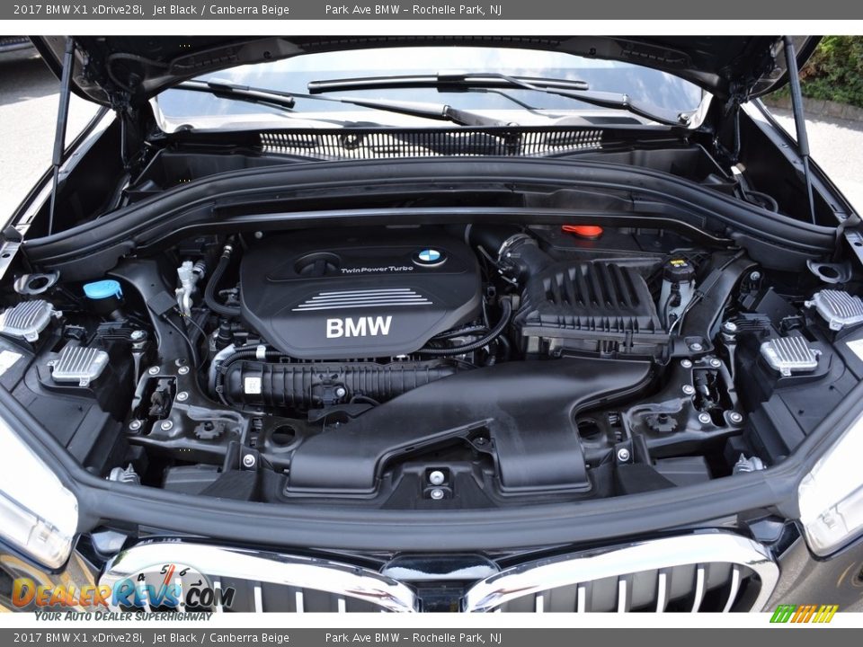 2017 BMW X1 xDrive28i Jet Black / Canberra Beige Photo #30