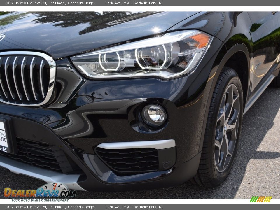 2017 BMW X1 xDrive28i Jet Black / Canberra Beige Photo #31