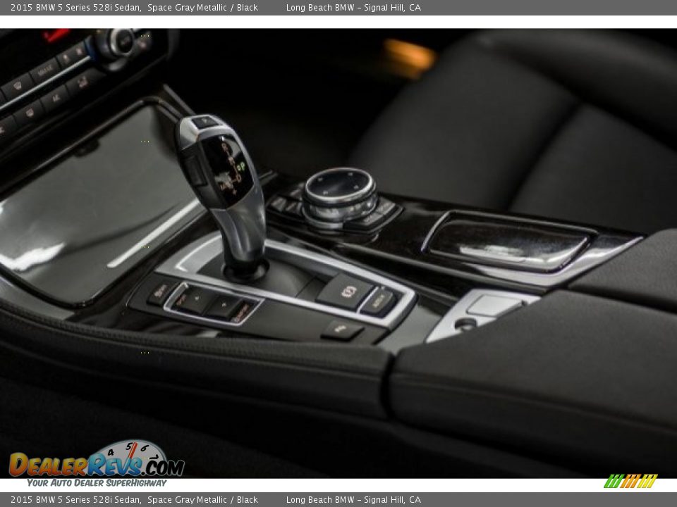 2015 BMW 5 Series 528i Sedan Space Gray Metallic / Black Photo #16