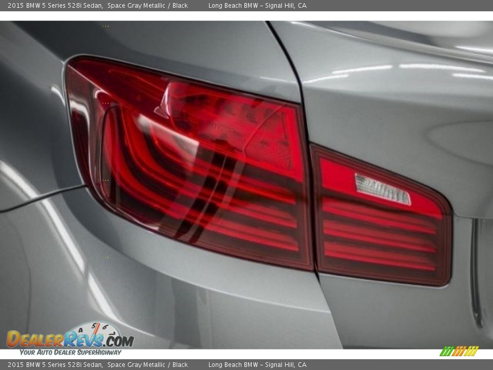2015 BMW 5 Series 528i Sedan Space Gray Metallic / Black Photo #20