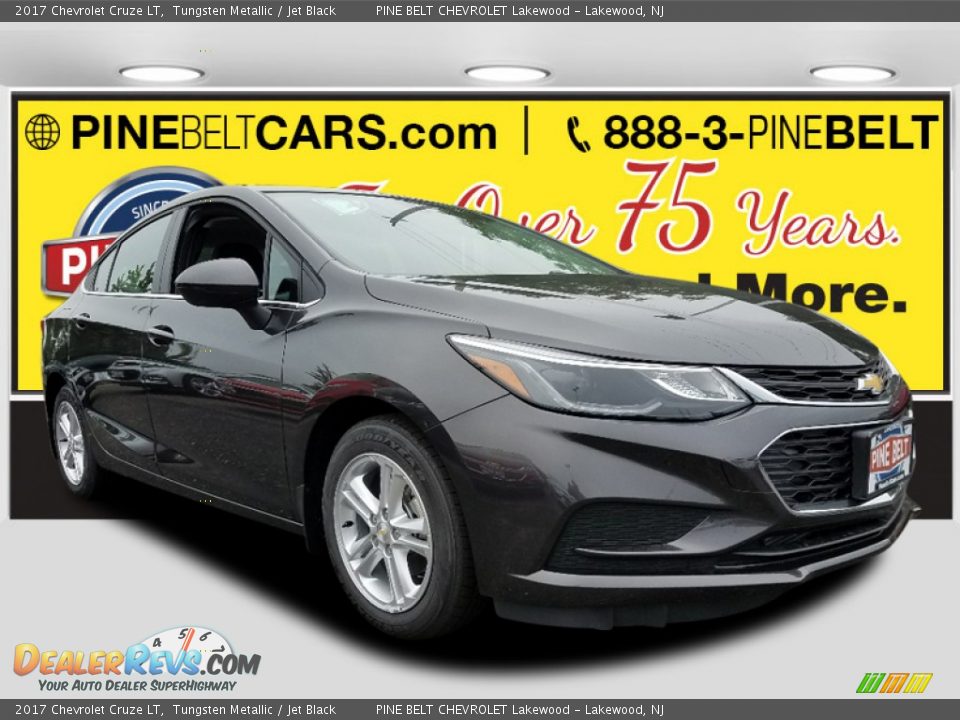 2017 Chevrolet Cruze LT Tungsten Metallic / Jet Black Photo #1