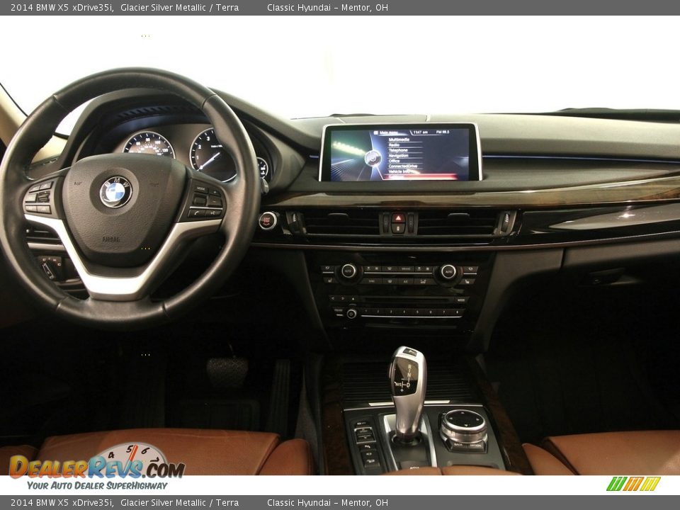 2014 BMW X5 xDrive35i Glacier Silver Metallic / Terra Photo #31