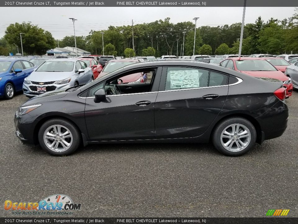 2017 Chevrolet Cruze LT Tungsten Metallic / Jet Black Photo #5