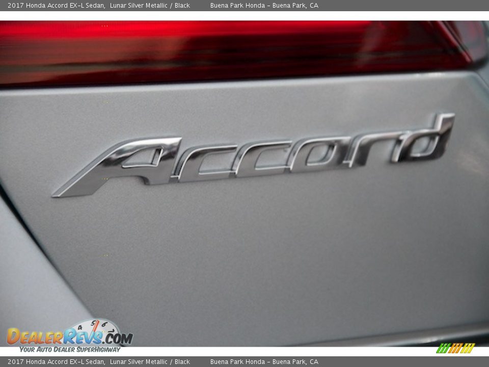 2017 Honda Accord EX-L Sedan Lunar Silver Metallic / Black Photo #3