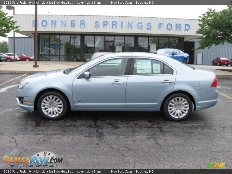 2010 Ford Fusion Hybrid Light Ice Blue Metallic / Medium Light Stone Photo #1