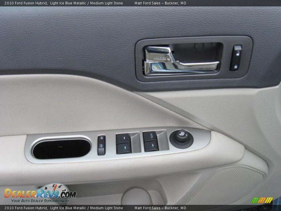 2010 Ford Fusion Hybrid Light Ice Blue Metallic / Medium Light Stone Photo #10