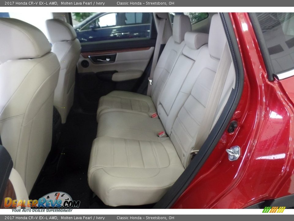 2017 Honda CR-V EX-L AWD Molten Lava Pearl / Ivory Photo #9