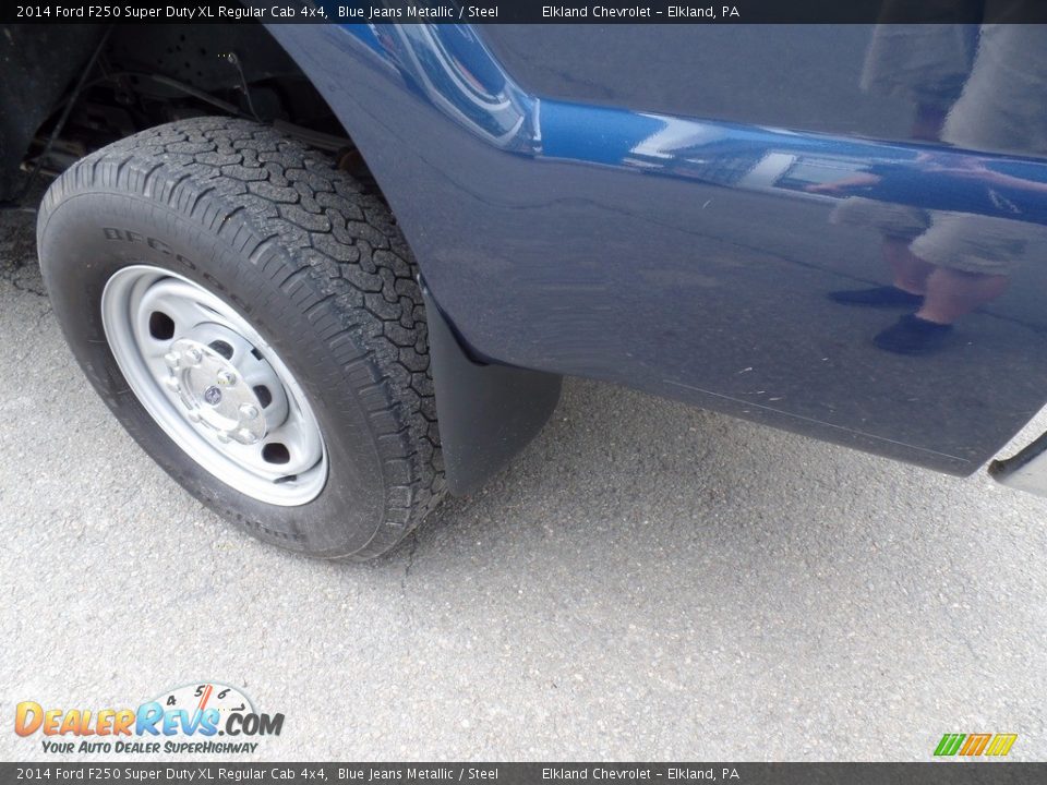 2014 Ford F250 Super Duty XL Regular Cab 4x4 Blue Jeans Metallic / Steel Photo #10