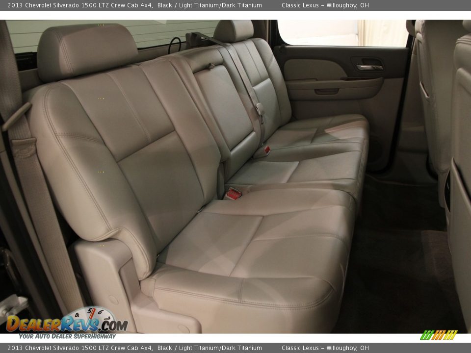 2013 Chevrolet Silverado 1500 LTZ Crew Cab 4x4 Black / Light Titanium/Dark Titanium Photo #13