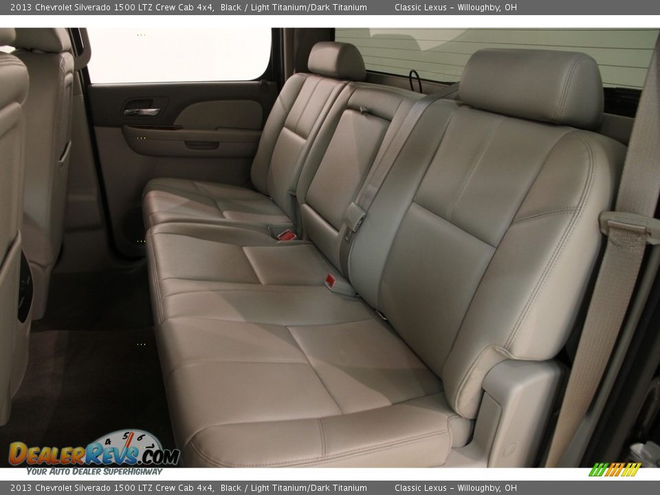 2013 Chevrolet Silverado 1500 LTZ Crew Cab 4x4 Black / Light Titanium/Dark Titanium Photo #14
