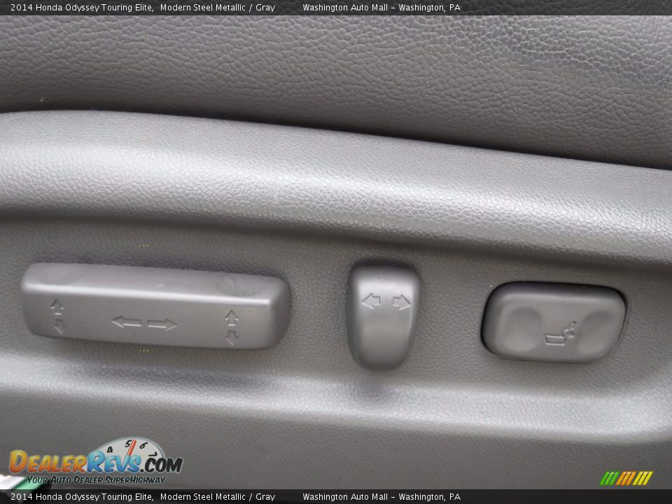 2014 Honda Odyssey Touring Elite Modern Steel Metallic / Gray Photo #19