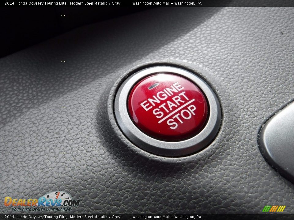 2014 Honda Odyssey Touring Elite Modern Steel Metallic / Gray Photo #25