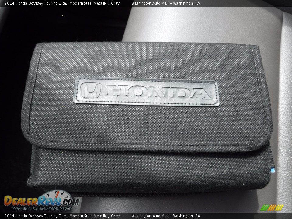 2014 Honda Odyssey Touring Elite Modern Steel Metallic / Gray Photo #32