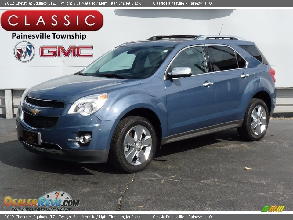 2012 Chevrolet Equinox LTZ Twilight Blue Metallic / Light Titanium/Jet Black Photo #1