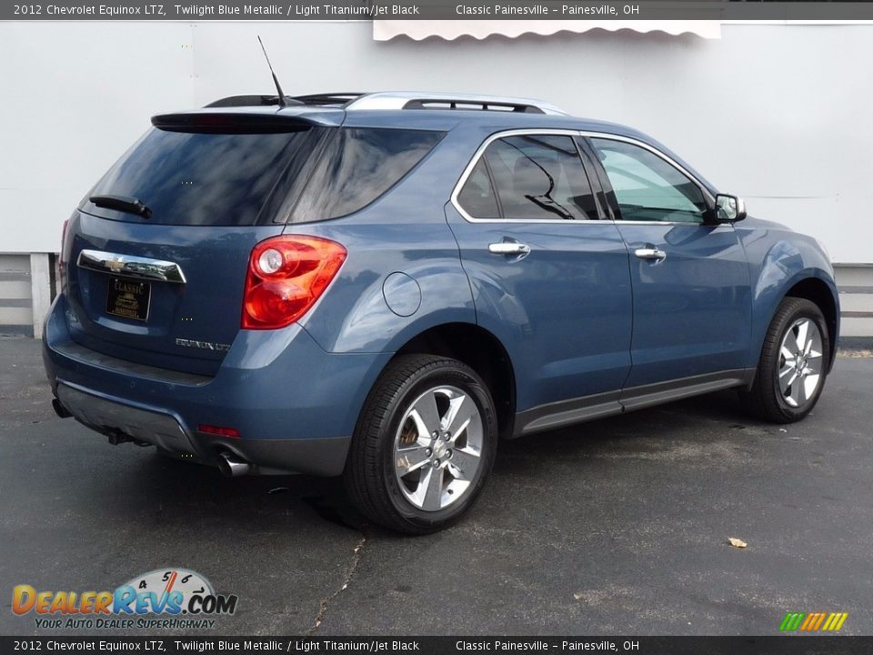 2012 Chevrolet Equinox LTZ Twilight Blue Metallic / Light Titanium/Jet Black Photo #2