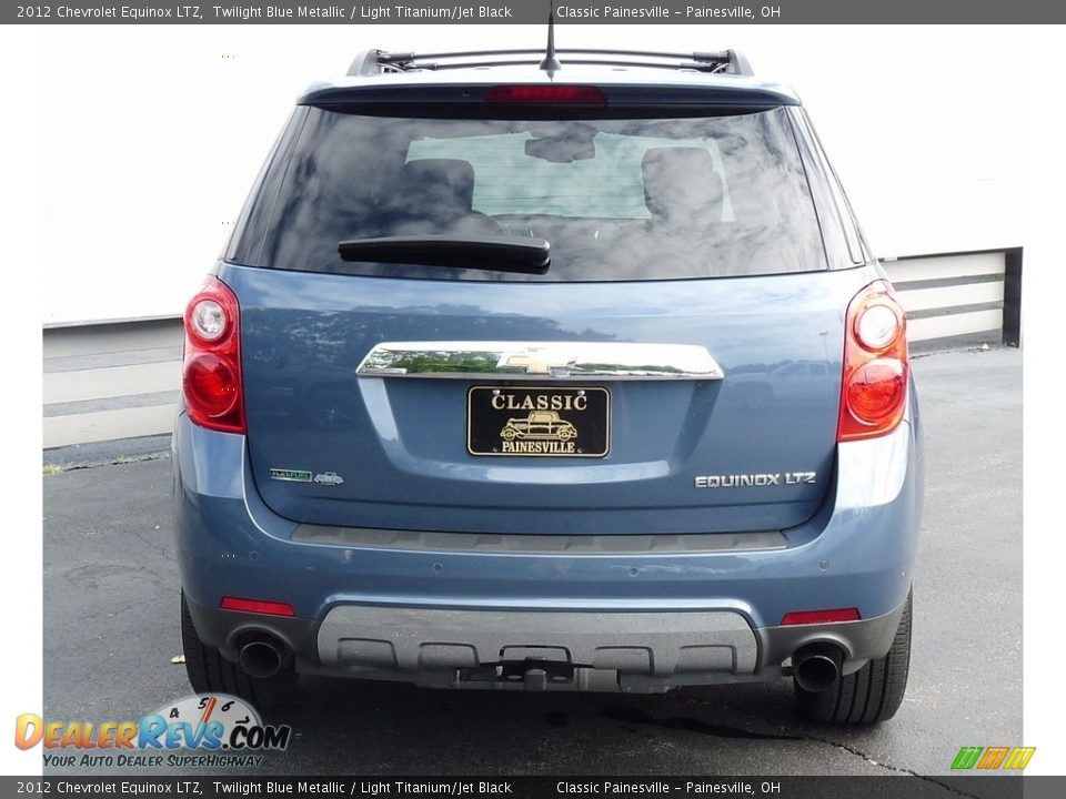 2012 Chevrolet Equinox LTZ Twilight Blue Metallic / Light Titanium/Jet Black Photo #3
