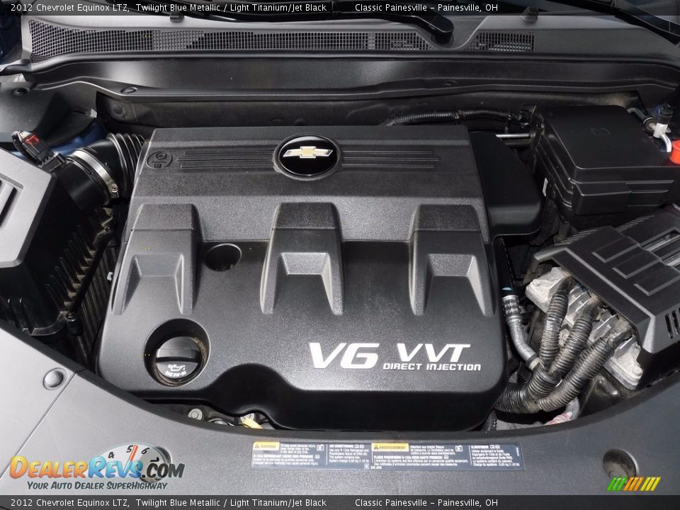 2012 Chevrolet Equinox LTZ Twilight Blue Metallic / Light Titanium/Jet Black Photo #6