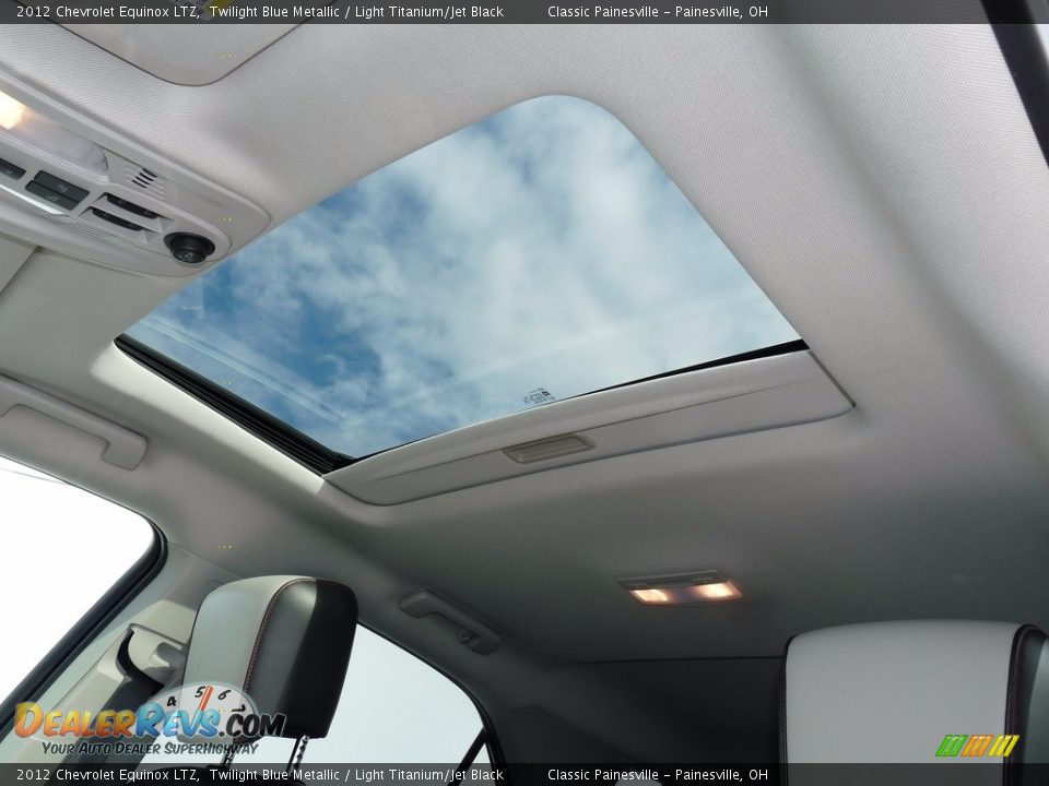 2012 Chevrolet Equinox LTZ Twilight Blue Metallic / Light Titanium/Jet Black Photo #7