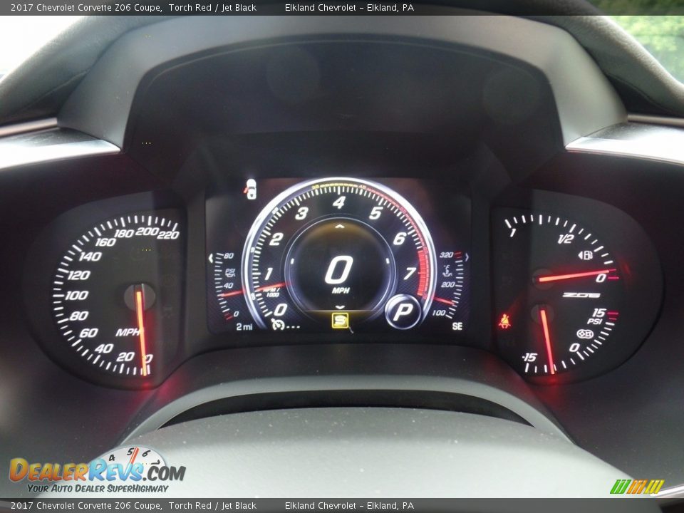 2017 Chevrolet Corvette Z06 Coupe Gauges Photo #33