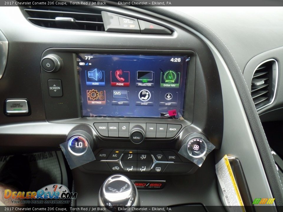 Controls of 2017 Chevrolet Corvette Z06 Coupe Photo #35
