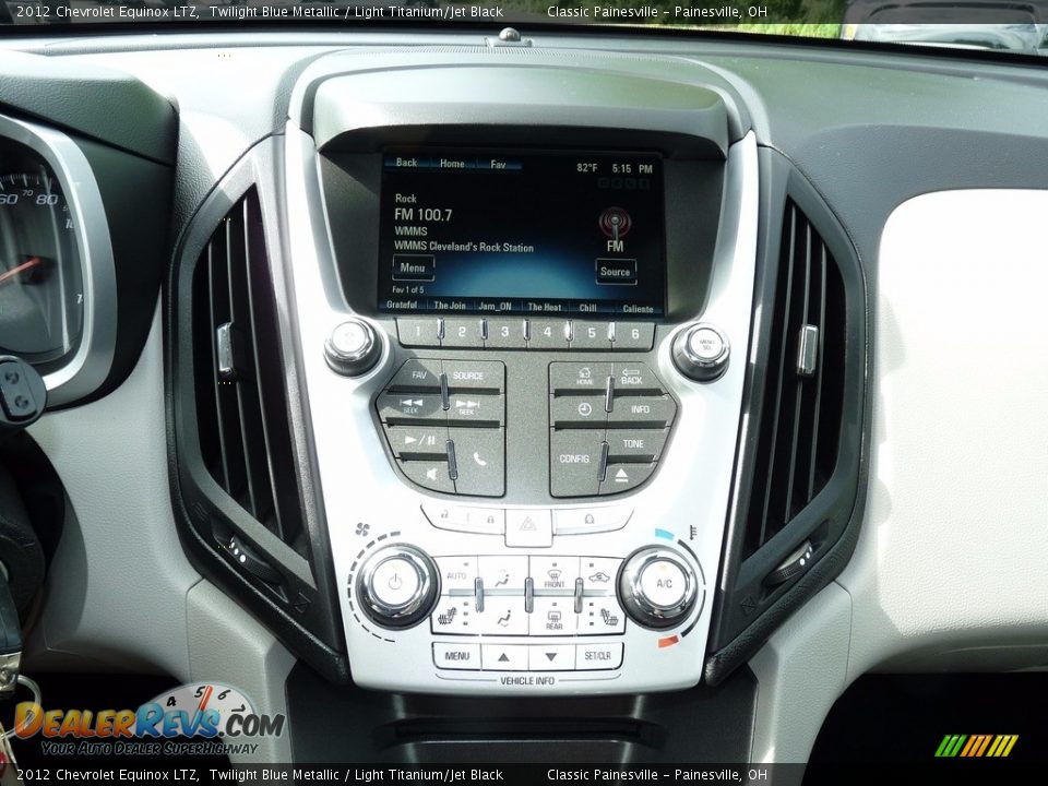 2012 Chevrolet Equinox LTZ Twilight Blue Metallic / Light Titanium/Jet Black Photo #13