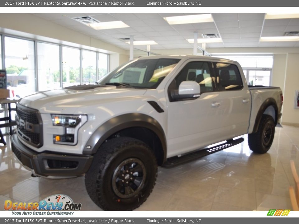 2017 Ford F150 SVT Raptor SuperCrew 4x4 Avalanche / Raptor Black Photo #3