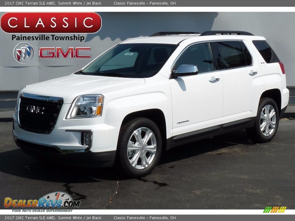 2017 GMC Terrain SLE AWD Summit White / Jet Black Photo #1