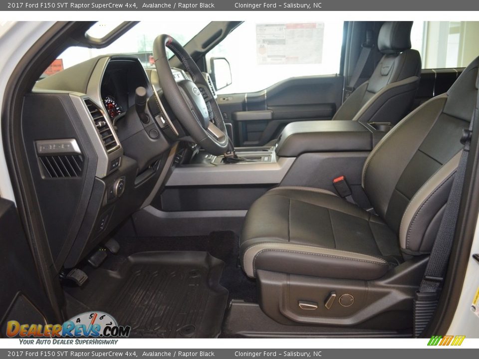 Front Seat of 2017 Ford F150 SVT Raptor SuperCrew 4x4 Photo #8