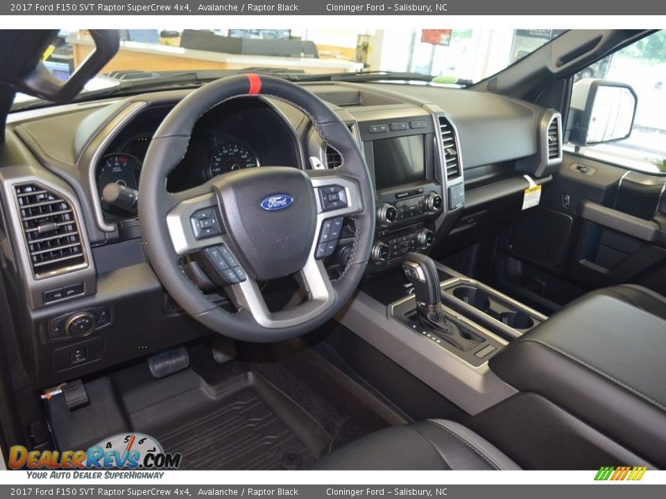 Dashboard of 2017 Ford F150 SVT Raptor SuperCrew 4x4 Photo #9